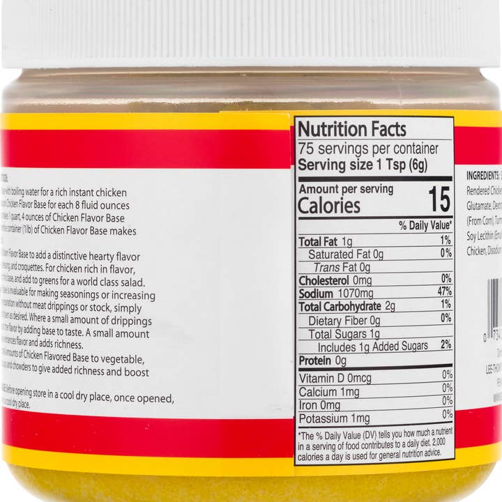 Bell-View Brand Foods - Wholesale Soup - Savory Chicken Flavor Soup Base 6/16 Oz.1