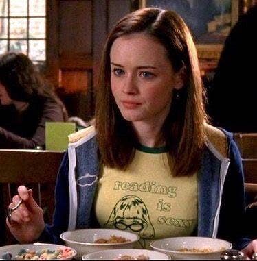 Letters and Lucy – wholesale Screen printed t-shirt – Women′s – Reading is Sexy *Gilmore Girls* Baby Tee1