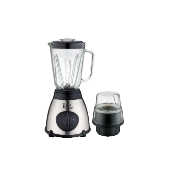Royal Swiss - Wholesale Blender - Mixer, Glass + Stainless Steel Blender - 1000 Watt1