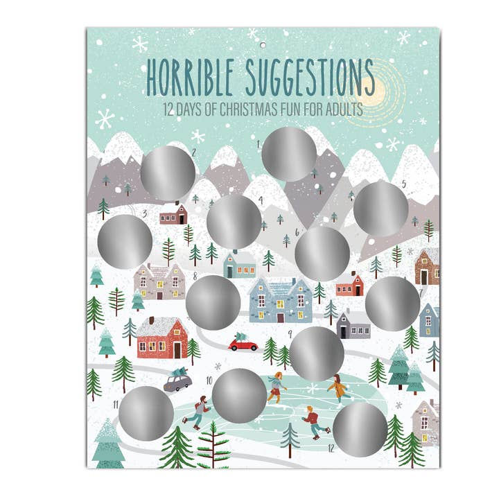 FINCH and HARE - Wholesale Advent Calendar - Funny Adult 12 Days of Christmas Horrible Suggestions2