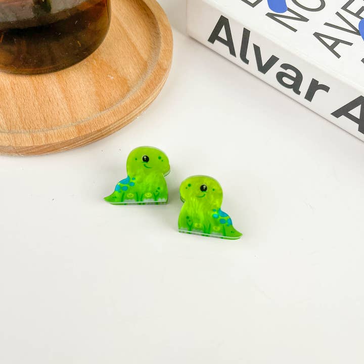 TheDivaSoap - Wholesale Hair Clip - Women's - 2 pcs Dinosaur Series Small Claw Clip, Mini Hair Clip