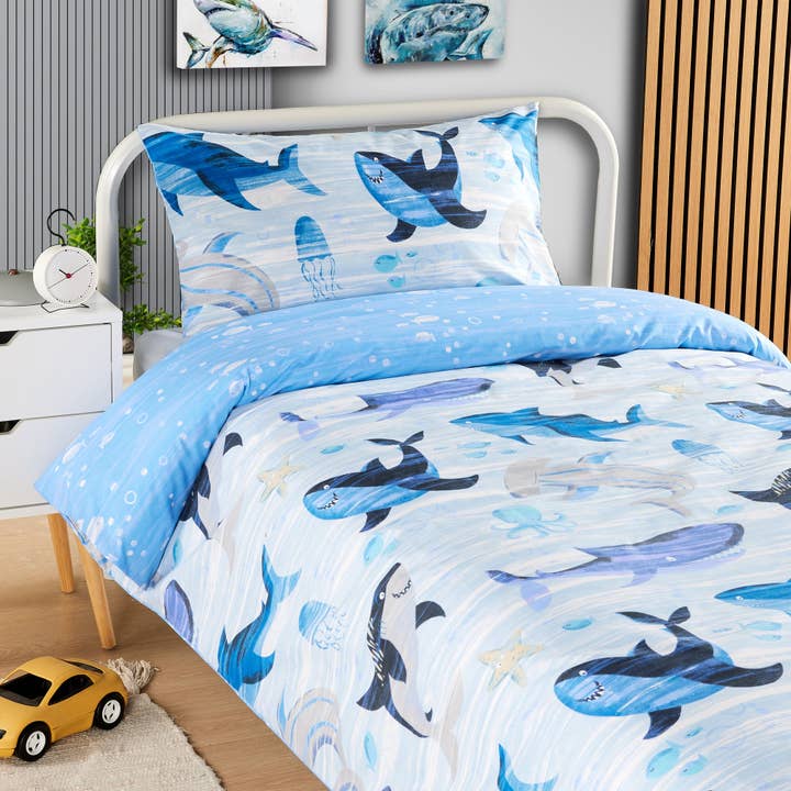 Sharks Duvet Cover Set for wholesale by LOOMWORKS LTD