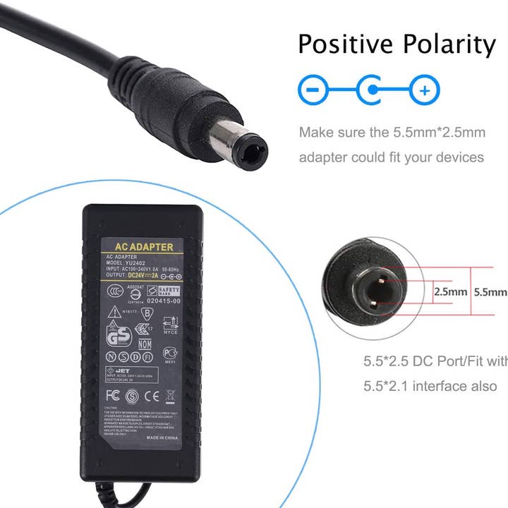 ENER-J – wholesale Power adapter – 24V 2A Power Supply for our 24V LED Strip3