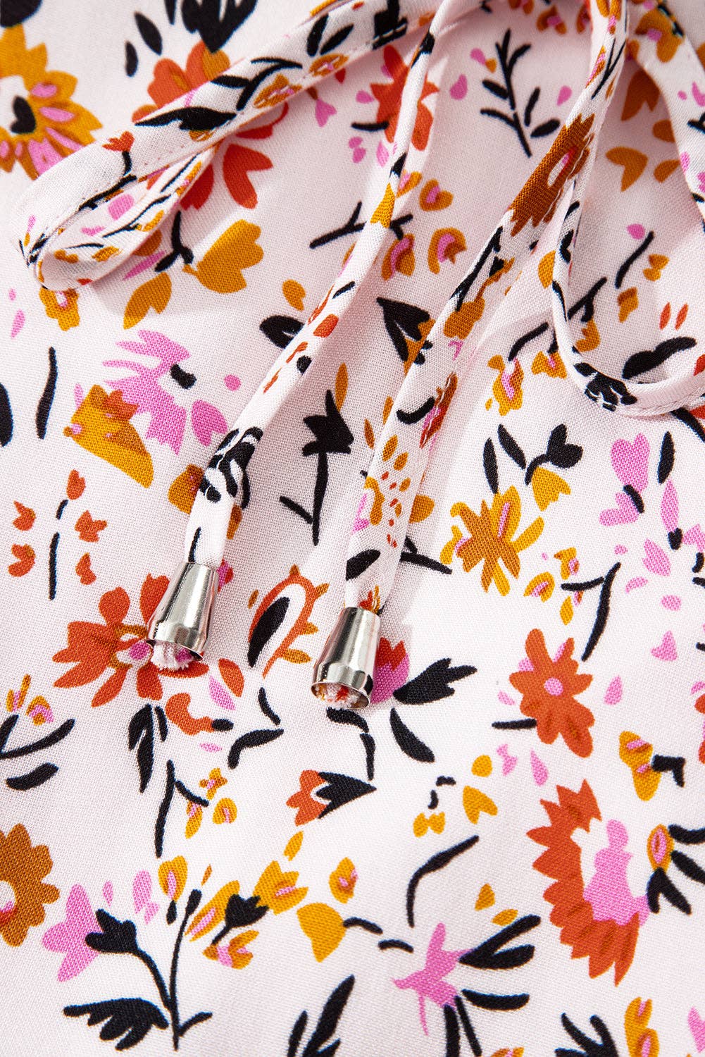 Red Boho Floral V-Neck Maxi Dress for wholesale on Faire7