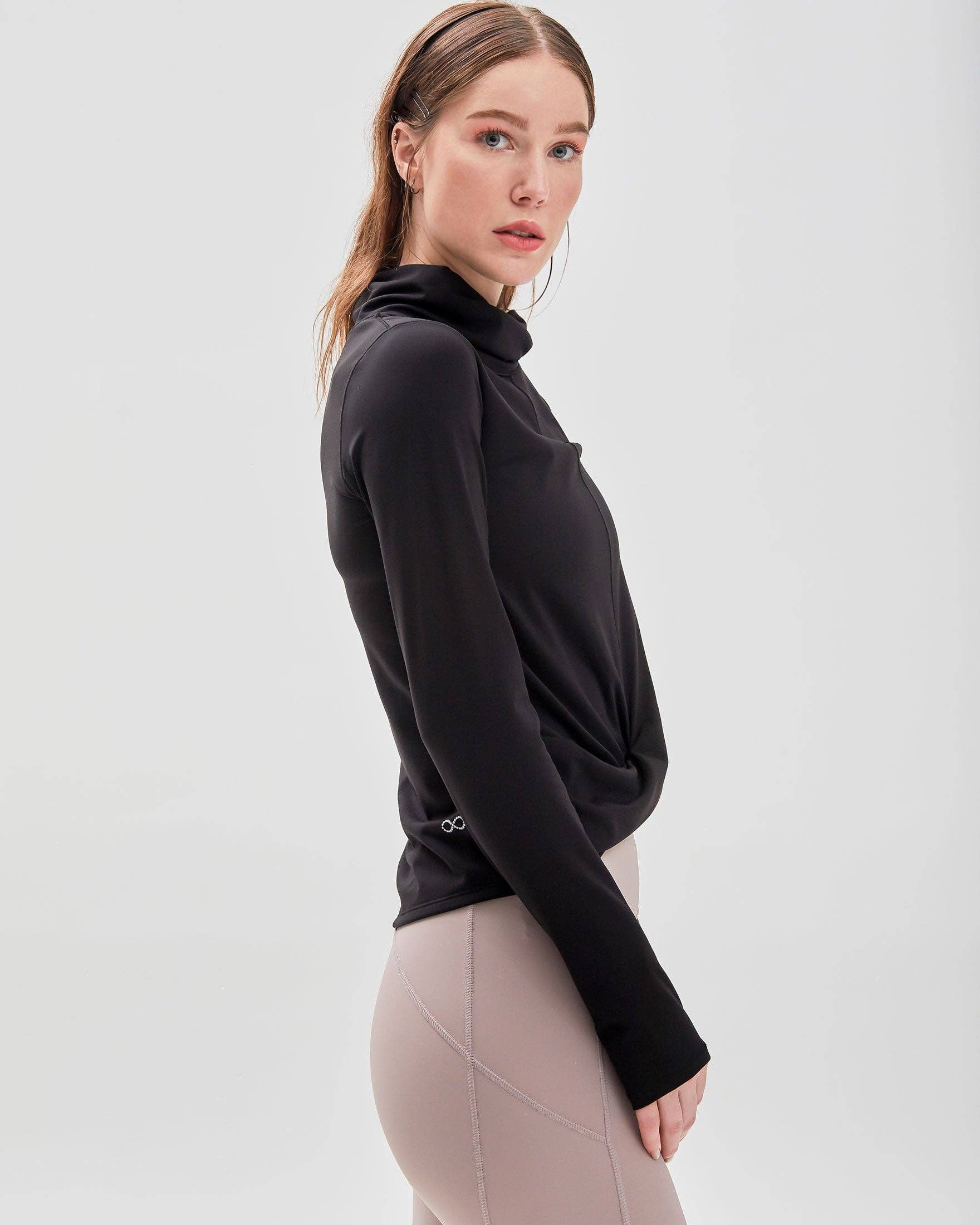 Rebody - Wholesale Athletic Top - Women's - Turtle- Cowl Neck Coziplex™ Long Sleeve8