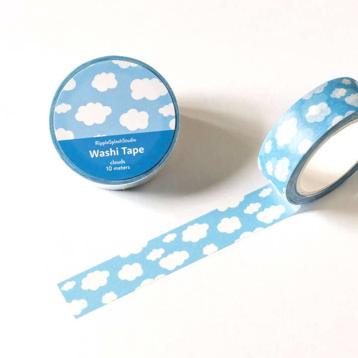 Moln Washi Tape för wholesale av RippleSplash Studio