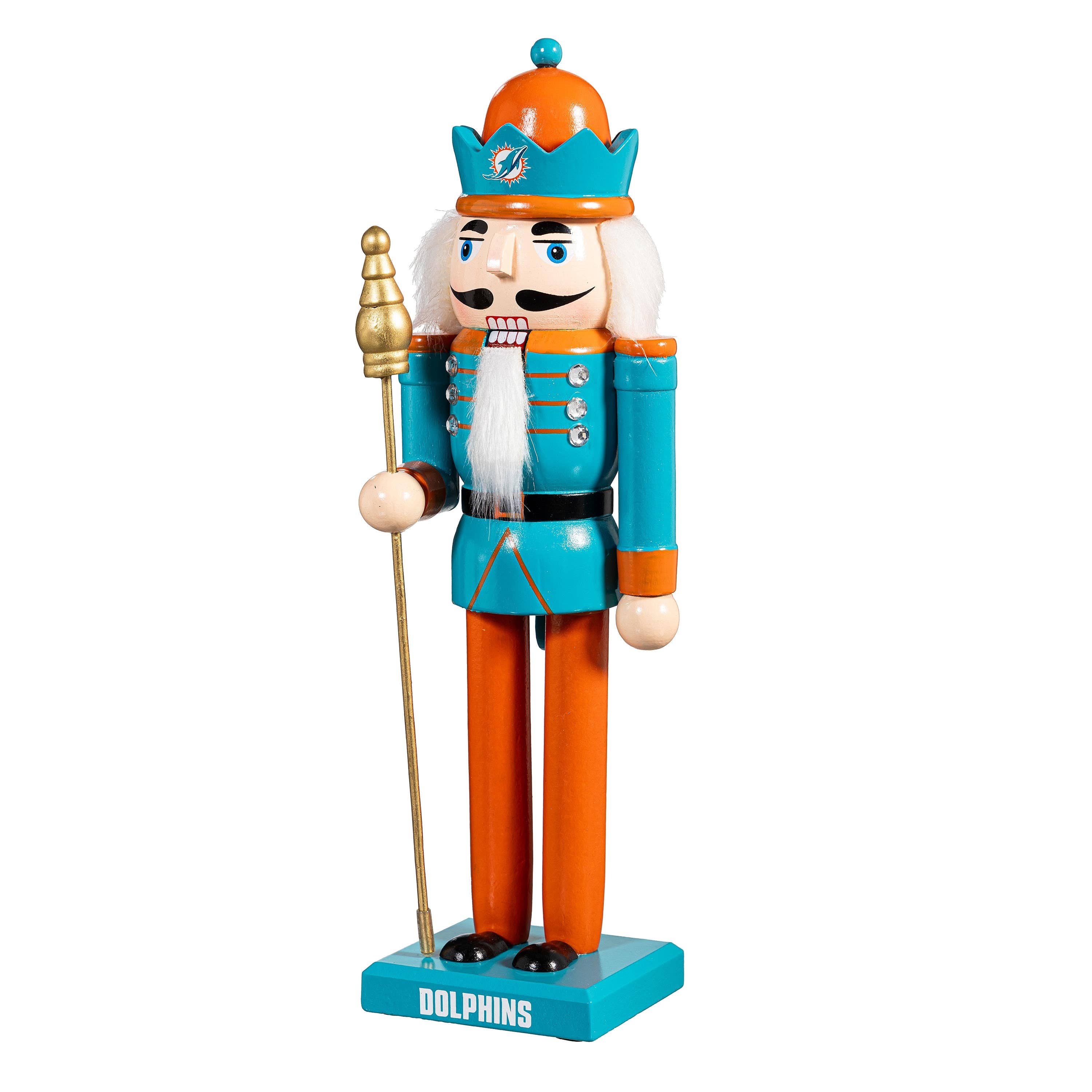 Evergreen Enterprises - Wholesale Holiday Nutcracker - Nutcracker Statue, Miami Dolphins1