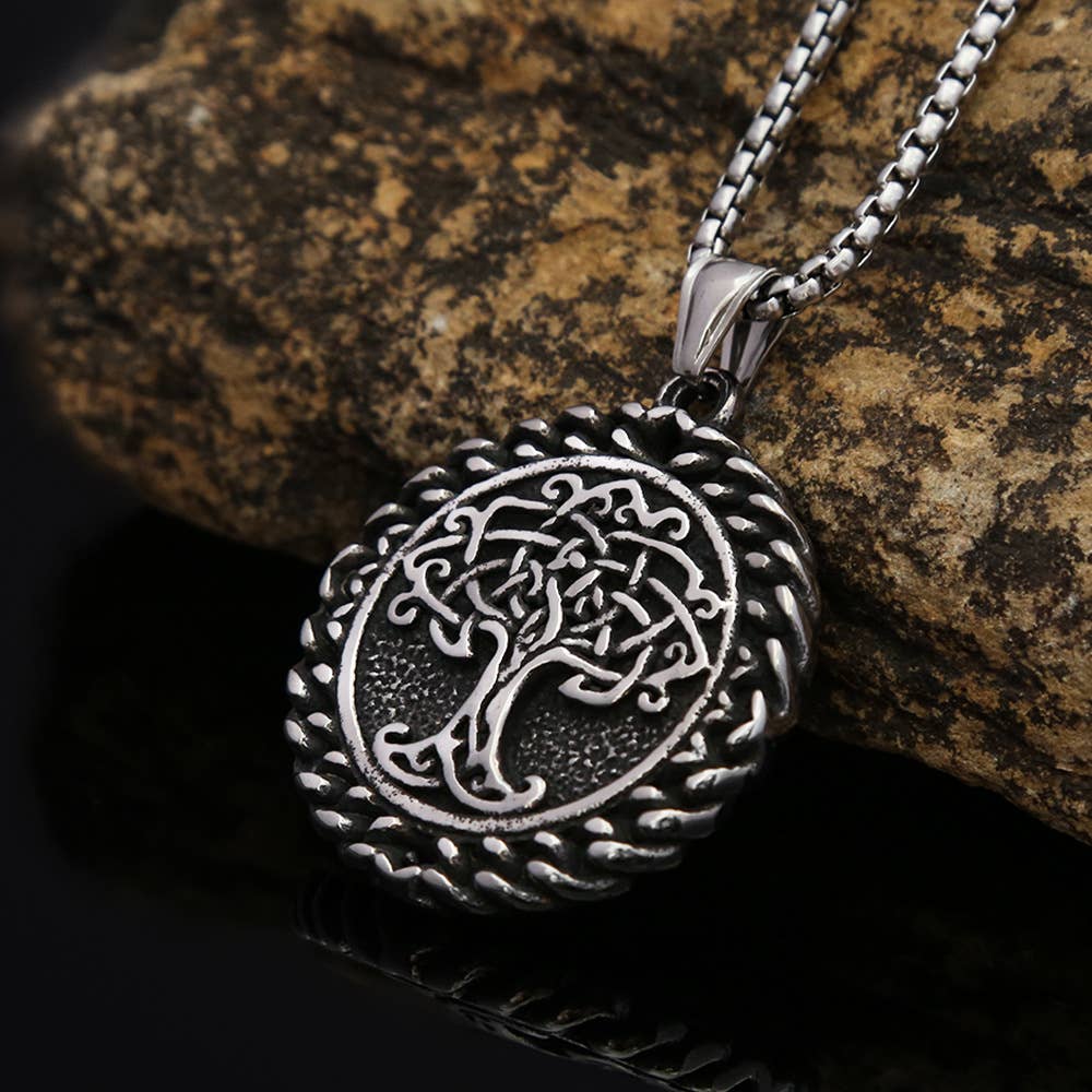 GemMeet - Wholesale Pendant/Charm Necklace - [Flash Deal] 4pc Vintage Tree of Life Necklace Pendant1