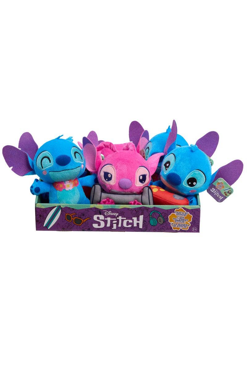 License 2 Play Toys - Wholesale Stuffed/Plush Toy - Kids & Baby - Stitch 7in Small Plush Assortment in 6pc Counter Display1