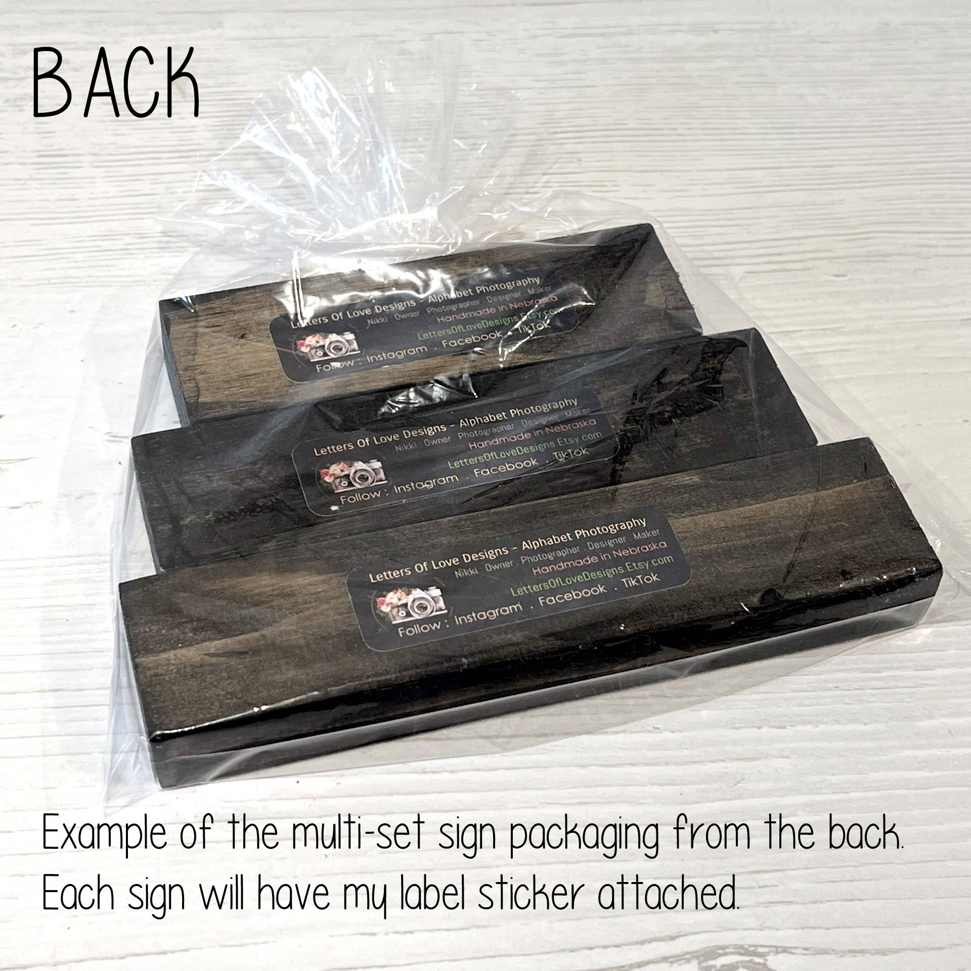 Letters Of Love Designs - Wholesale Sign - Mothers Day Gifts for Her, Gifts for Mom Gift Set, Family5