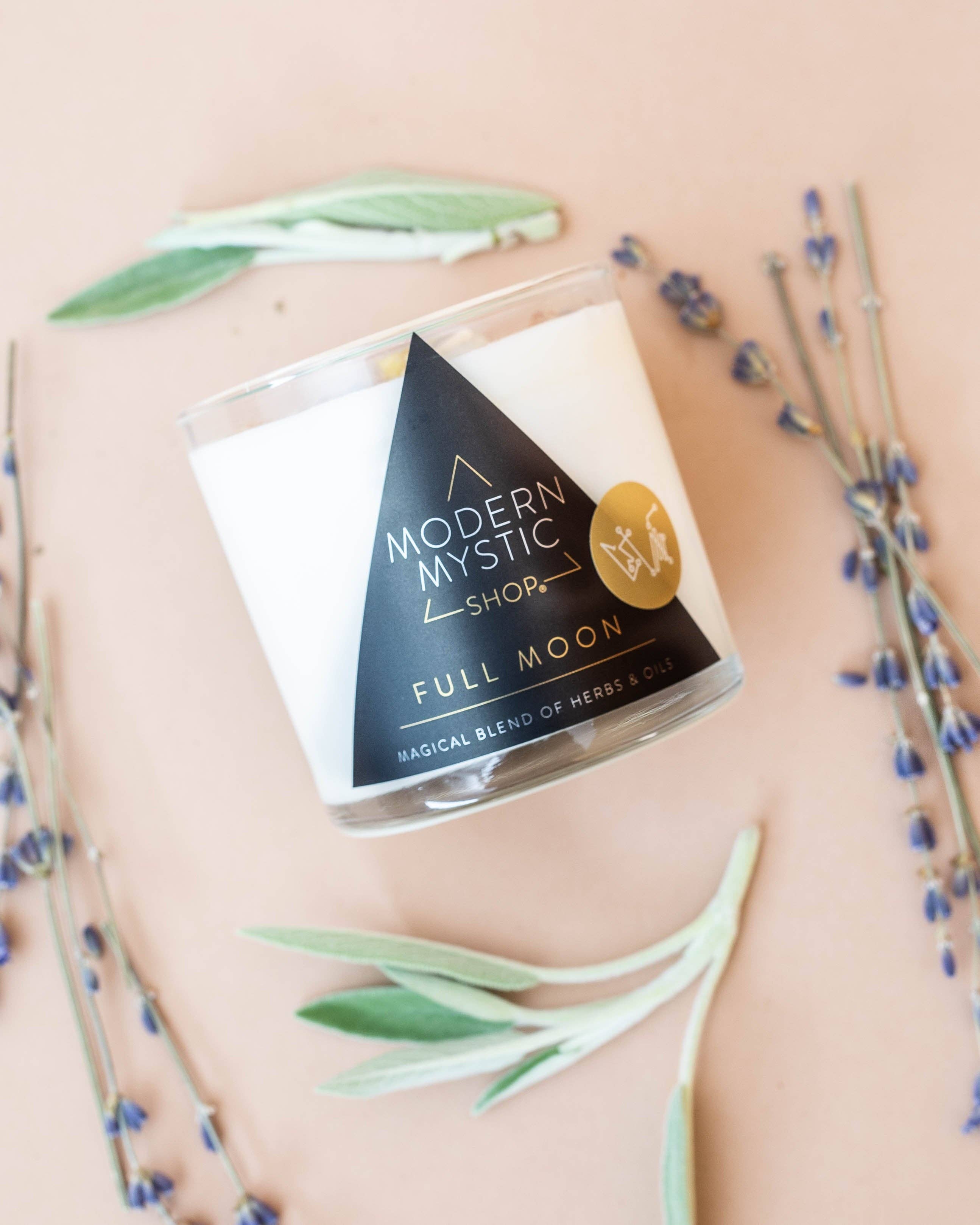 Modern Mystic Shop - Wholesale Jar/Filled Candle - Full Moon Candle