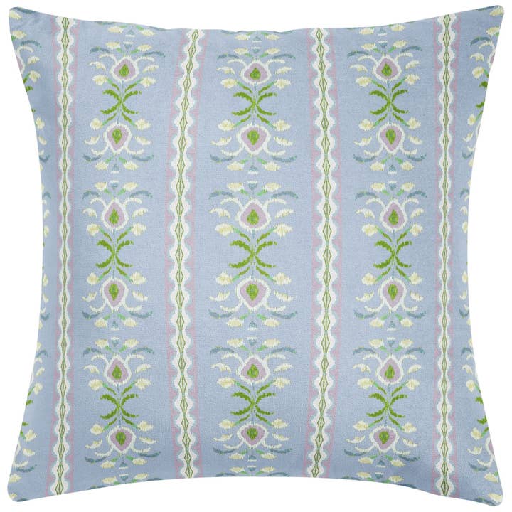 Rosemary Stripe Lavender Decorative Pillow for wholesale by Laura Park Designs