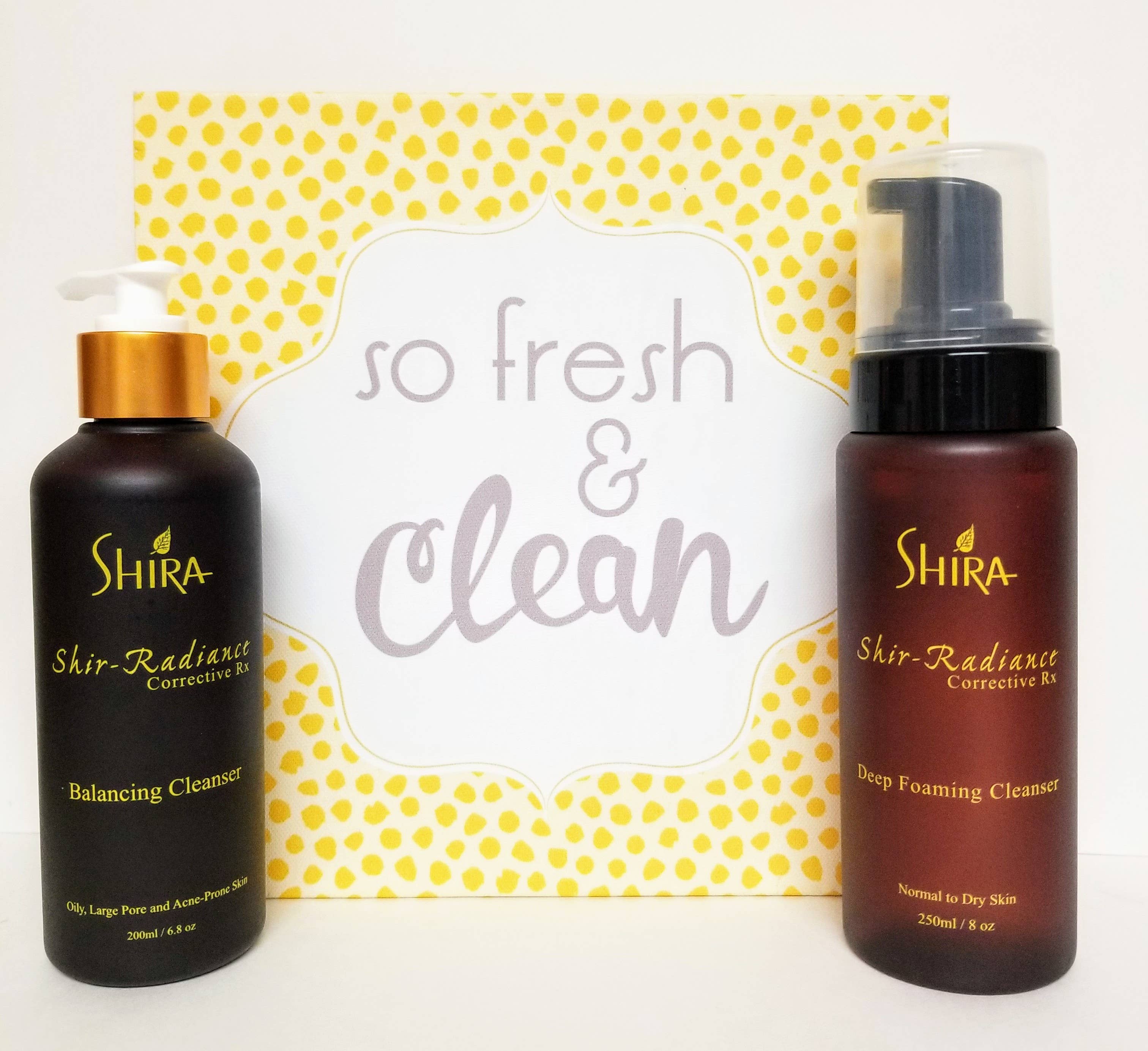 Shira Esthetics - Wholesale Facial Cleanser - Shir-Radiance Deep Foaming Cleanser All Skin Types5
