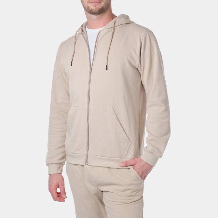 Satoru-Strickweste Beige für den Großhandel von HOPENLIFE