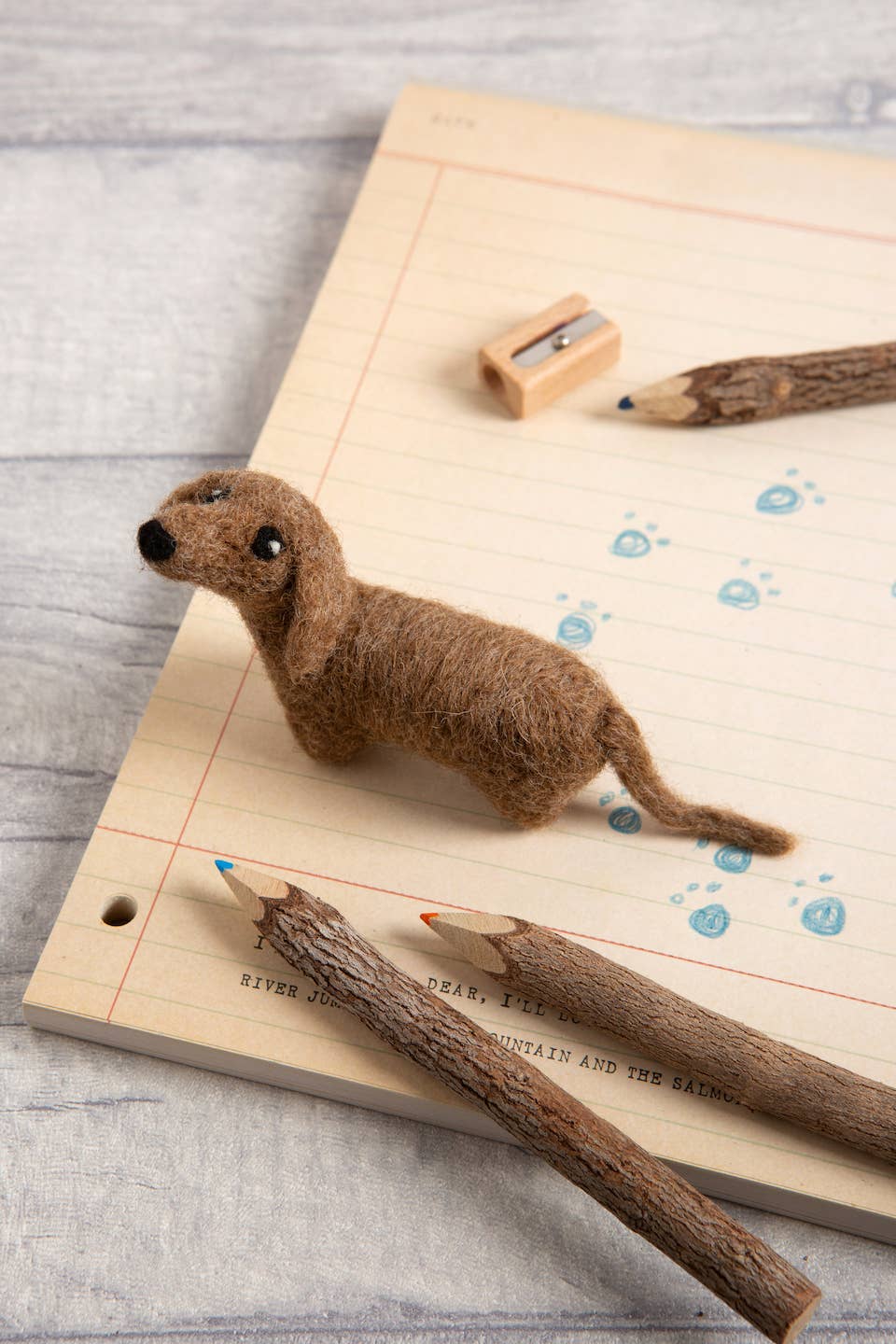 Hawthorn Handmade (US Duties Paid) – wholesale DIY craft kit – Dachshund Mini Needle Felting Kit | Complete Craft Kit2