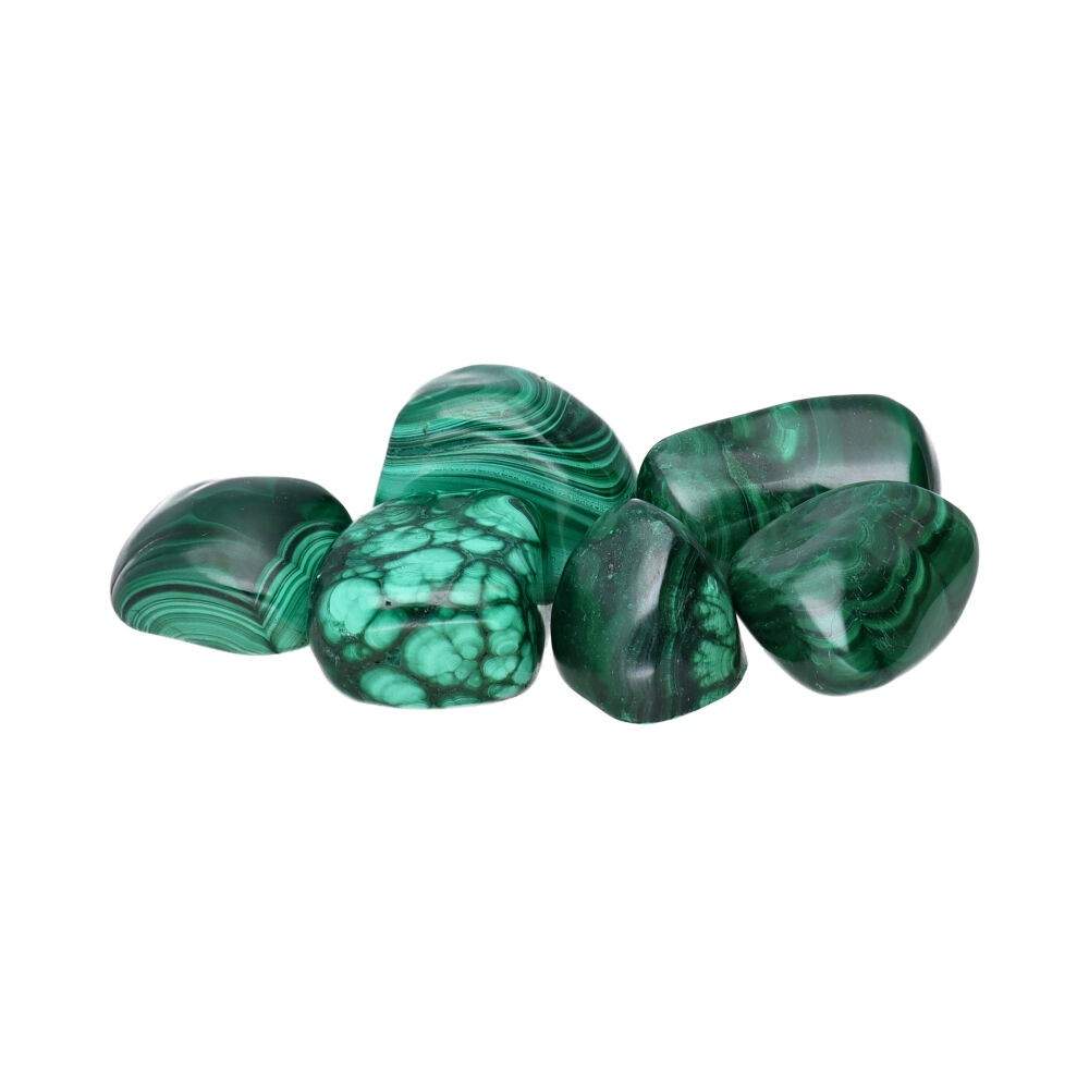 Vives de la Cortada S.L - Wholesale Spiritual Stone/Crystal - Malachite Tumbled Stones T-3 and T-54
