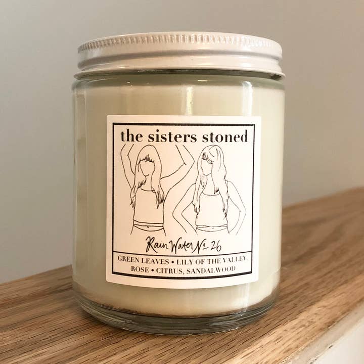 Rainwater No. 26 Soy Single Wick Candle for wholesale by The Sisters Stoned