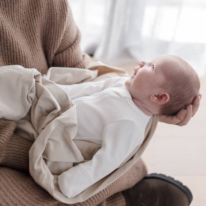 Zoe Sage - Wholesale Swaddle - Baby - Stretchy Swaddle Baby Wrap - Oat