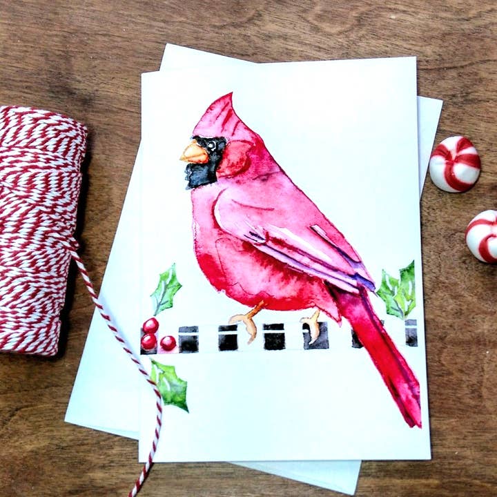 Cardinal Christmas for wholesale by Dancing Raven Designs