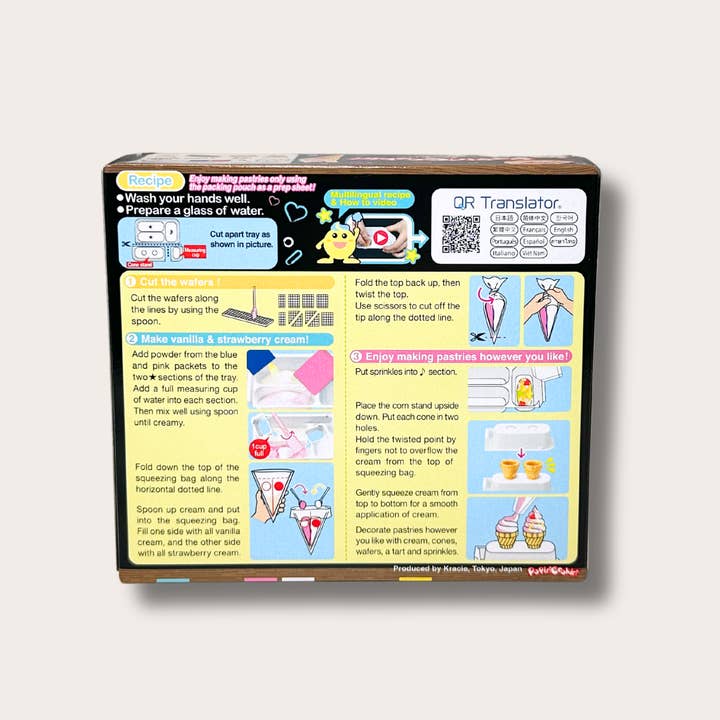 Tanuki Towne - Wholesale DIY Food Kit - Popin Cookin Tanoshi Cakes DIY Candy Kit