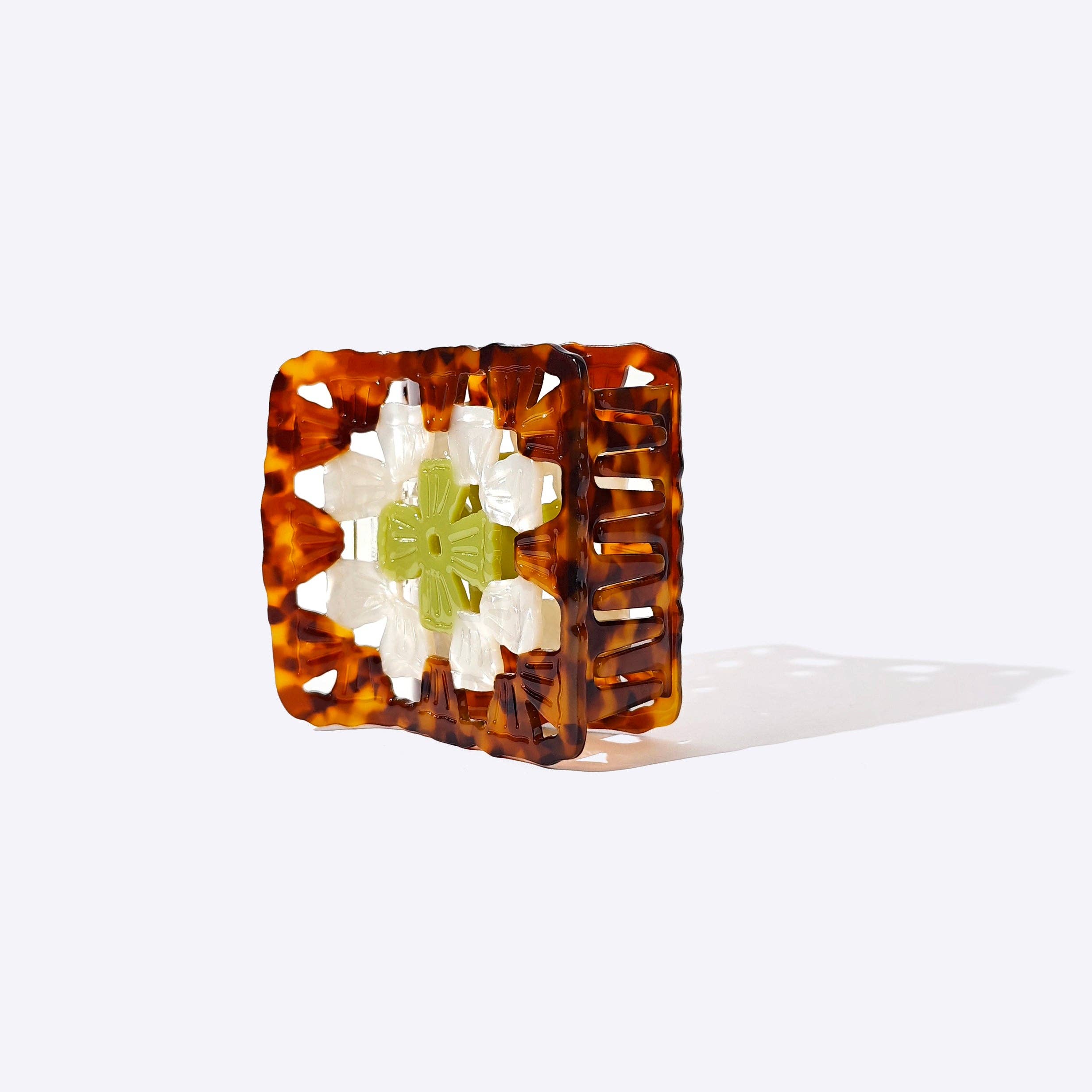 Hey Ricochet - Wholesale Hair Clip - Women's - Granny Square Claw6