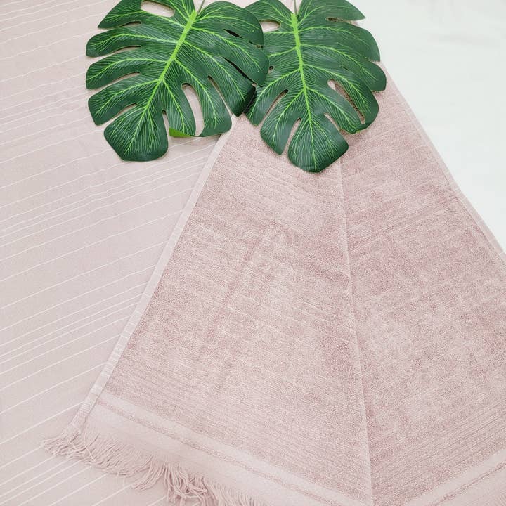 Einseitiges Frotteehandtuch aus Bio-Baumwolle, schnell trocknendes Baumwolltuch für den Großhandel von EBRU Home