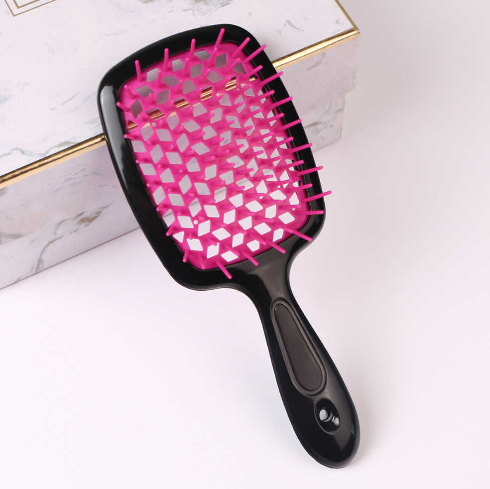 XO Fashion - Vente Peigne/brosse à cheveux - Peigne à démêler le cuir chevelu à dents larges et moelleuses HCC0011