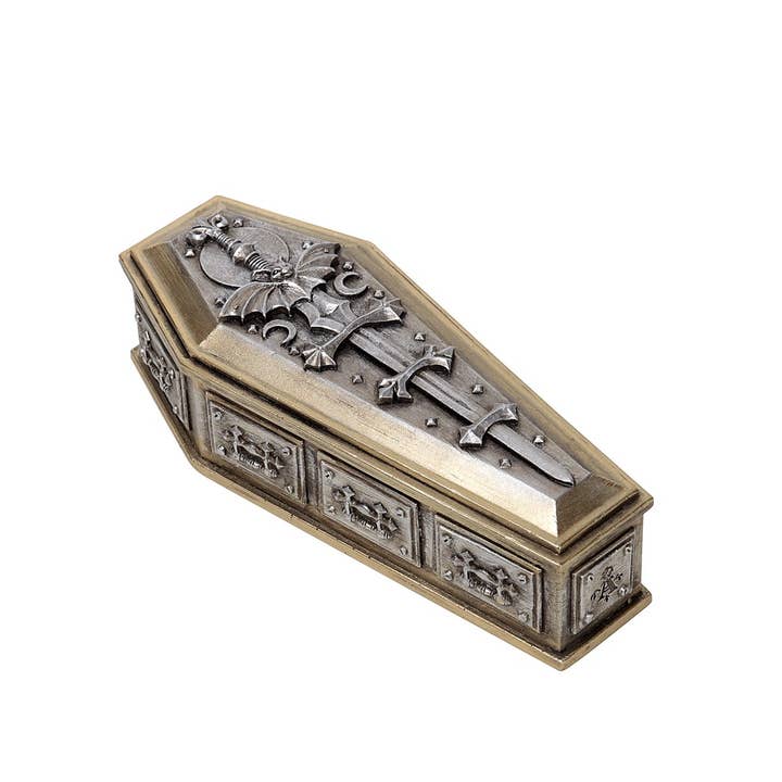 Alchemy Of England (Alchemy USA Distributor) - Wholesale Jewelry Box/Organizer - Nosferatu's Rest Casket & Figure (Casket / Box)2