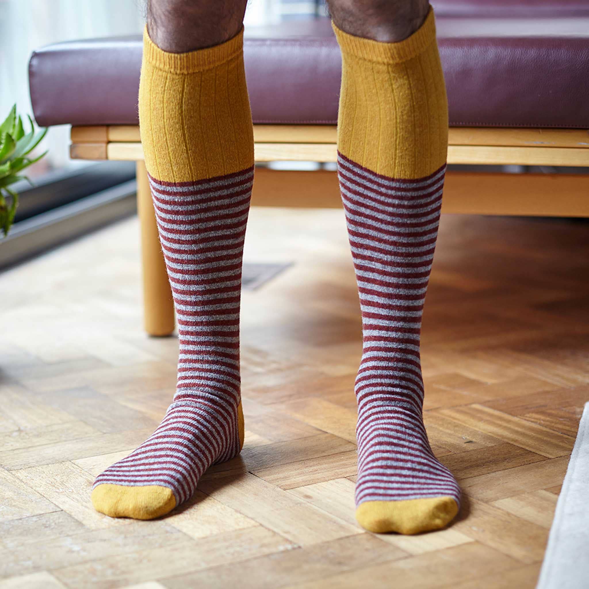 Catherine Tough (US Duties Paid) - Wholesale Socks - Men's - Men's Lambswool Boot / Long Socks 19