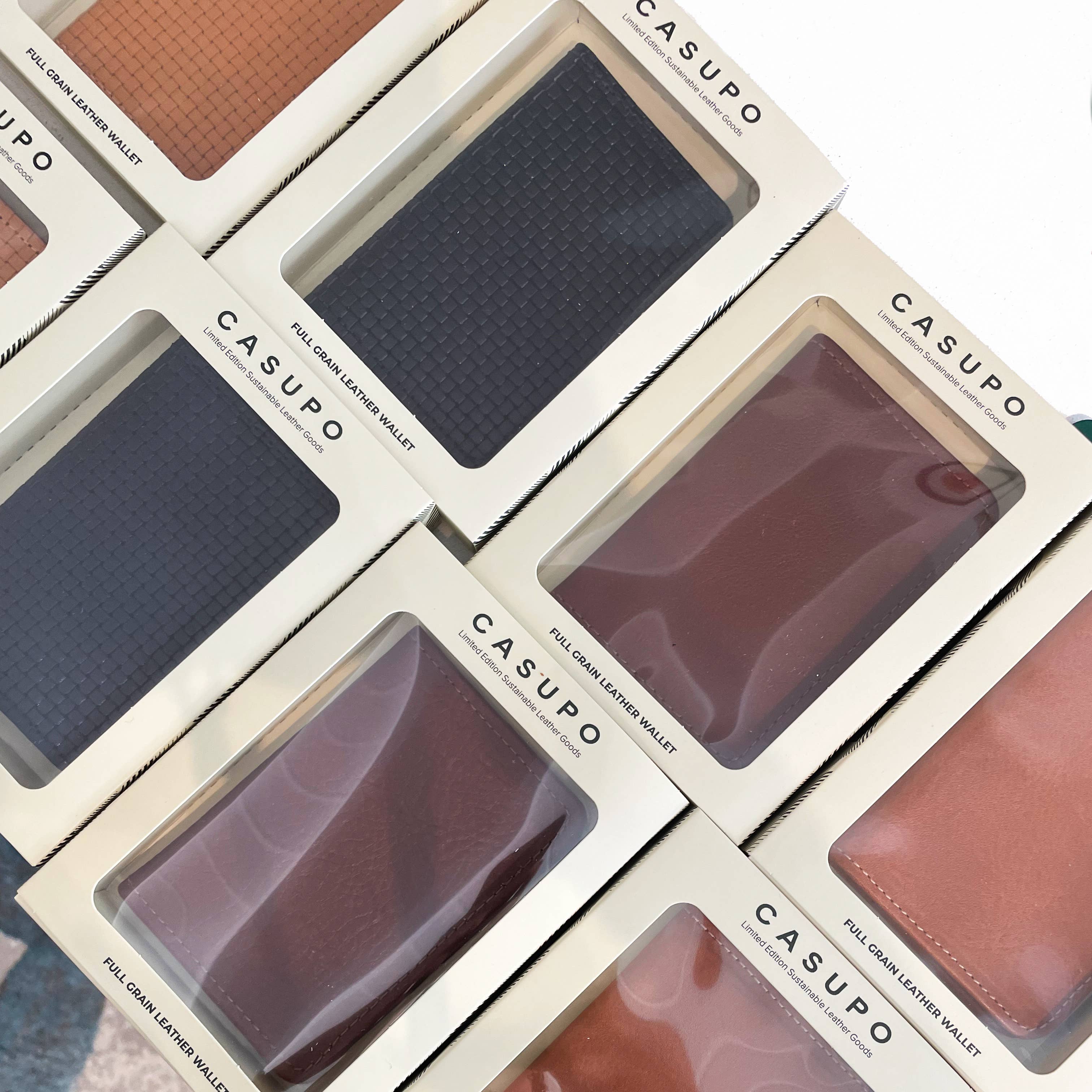 CASUPO - Wholesale Wallet - Unisex - Black Men's Leather Bifold Wallet – RFID, Fall/Winter Edit6