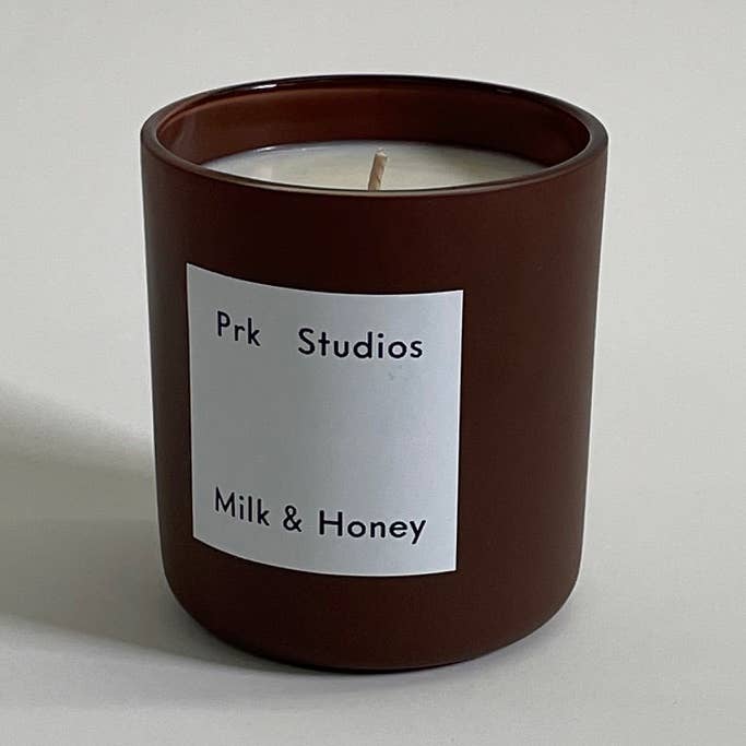 Milk & Honey Candle 8oz | Natural Soy Wax Essential Oils for wholesale by Prk Studios