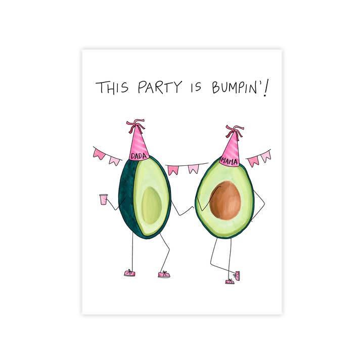 Lemon Lines - Wholesale Baby Card - A Bumpin' Party7
