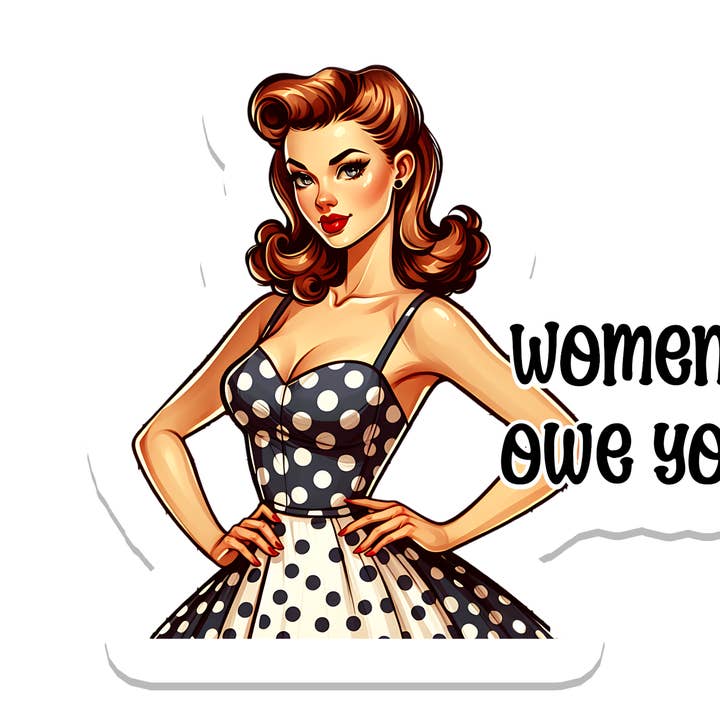 Droits des femmes | Politique | Autocollant pare-chocs imperméable pour la vente par SlapPolitics Stickers