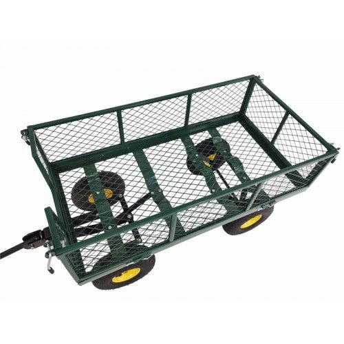 FIXTUREDISPLAYS - Wholesale Garden Tool - Heavy Duty Lawn/Garden Utility Cart/Wagon With Removable Side Meshes 10086