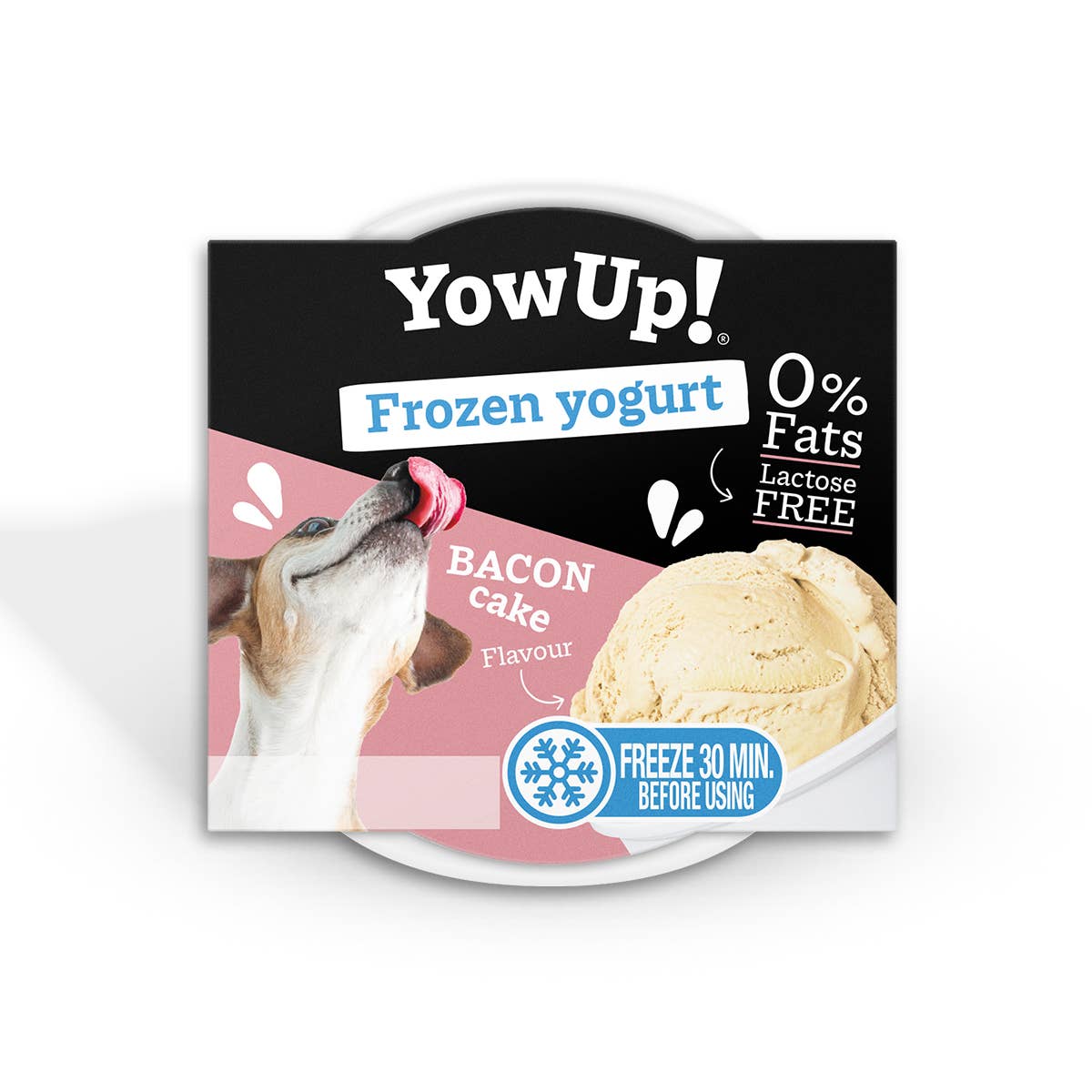 B&W Werbeartikel GmbH - Doggyroller - Wholesale Pet Treats - Dog - YowUp Ice Cream Yogurt Bacon Cake (Pack of 12) - Prebiotic