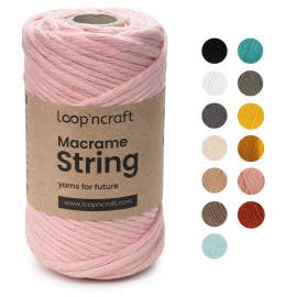 Loop'ncraft – wholesale Craft supplies – Macrame String 5mm - 330g3