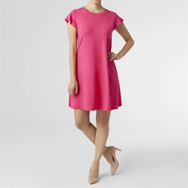 COCO + CARMEN - Wholesale Dress - Women's - Francis Flutter Sleeve Dress