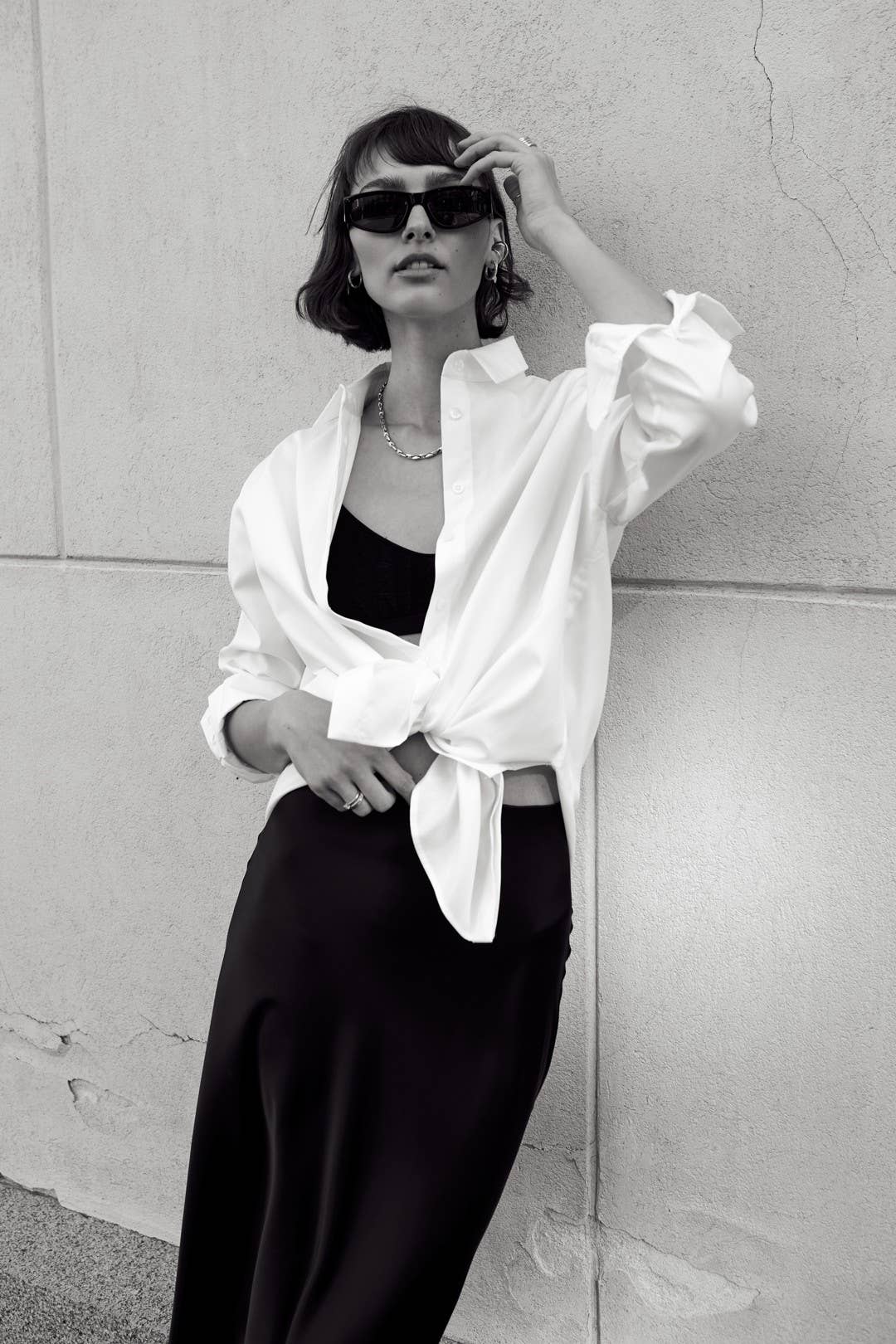 CAPSULE by Agnė Gilytė - Vente Chemise à col boutonné – femme - Chemise « FLORENCE » en coton de haute qualité16