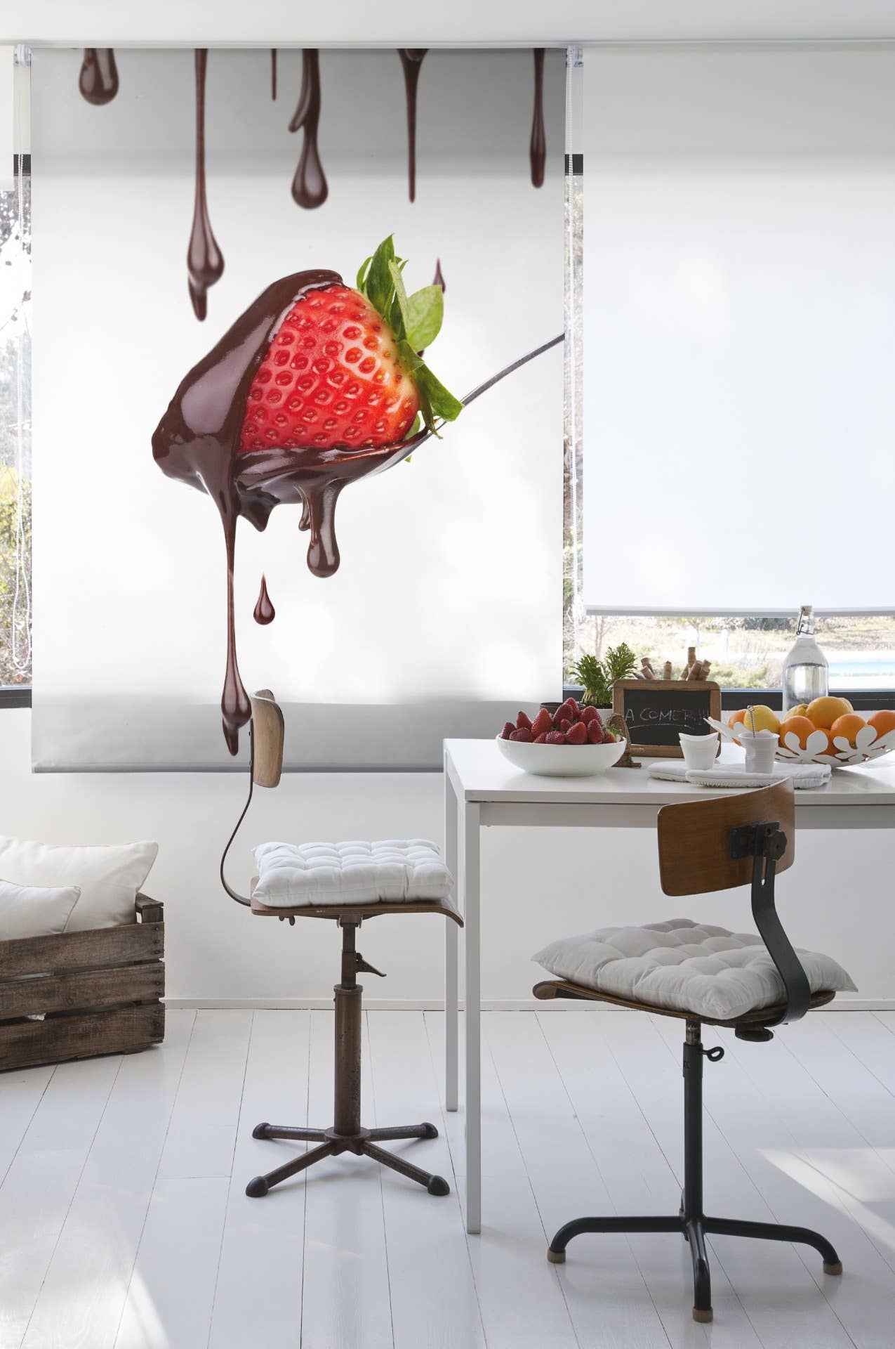 Estor C  Kitchen Printed Translucent Roller Blind for wholesale on Faire4