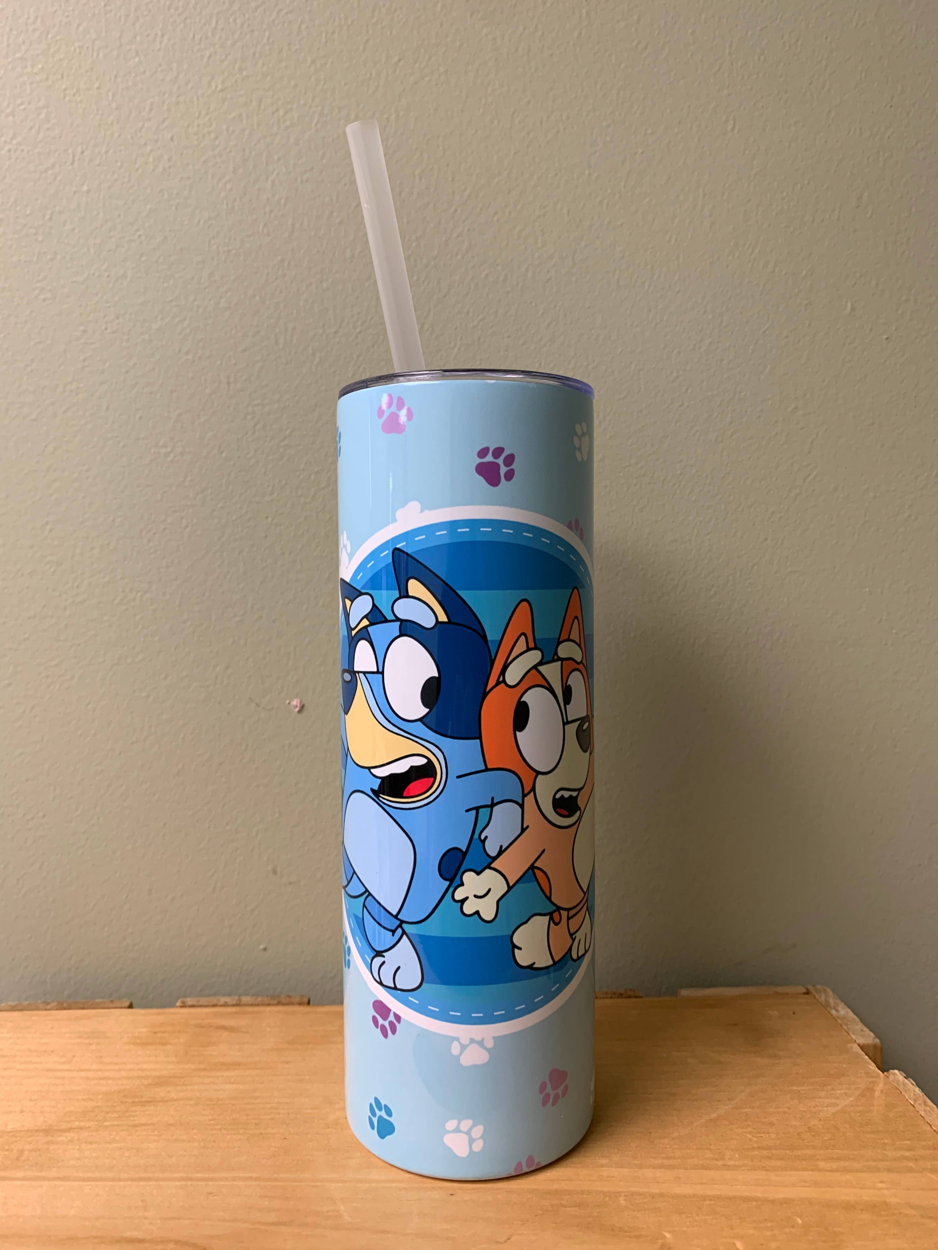 Creations by Trudy - Wholesale Insulated Mug/Tumbler - Blue dog tumbler