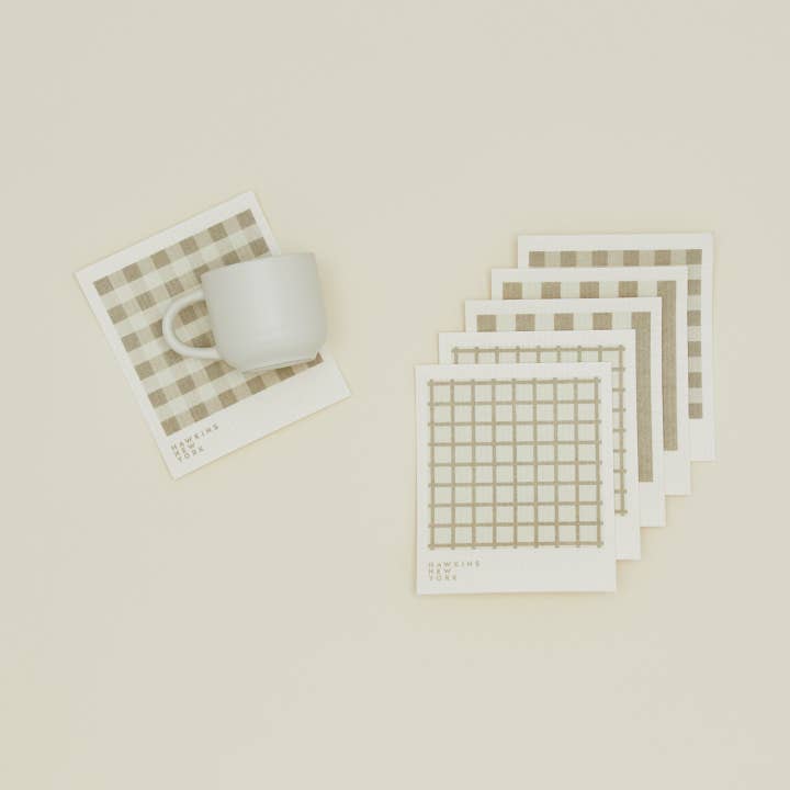 ESSENTIAL SWEDISH DISHCLOTH - SET OF 6, IVORY/FLAX for wholesale by Hawkins New York