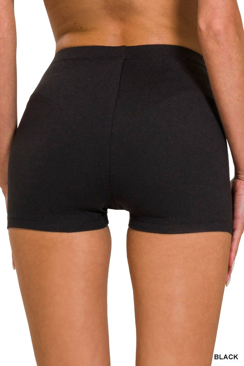 42POPS - Wholesale Athletic Shorts - Women's - ",..BRUSHED MICROFIBER WAISTBAND BIKER SHORTS2