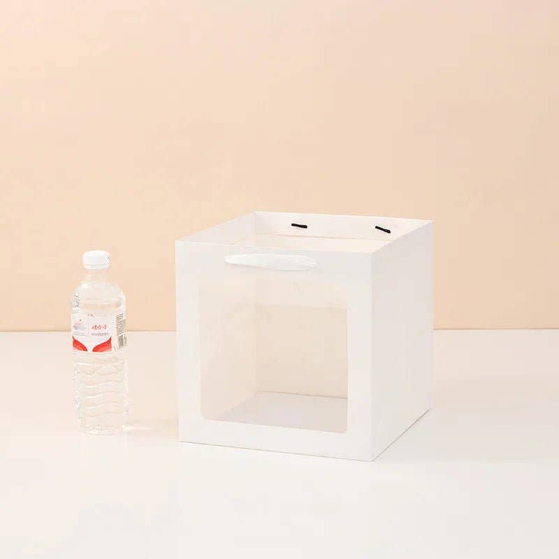 Elegant Design Supply – Saco de presente por atacado – Saco de Presente com Janela em Cubo7