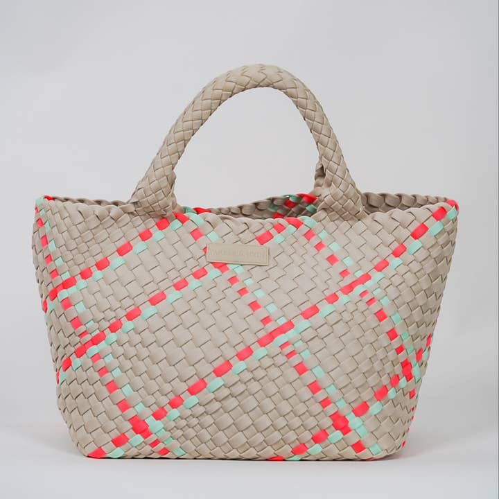 Classic Woven Tote - Bone Sky for wholesale by Parker & Hyde