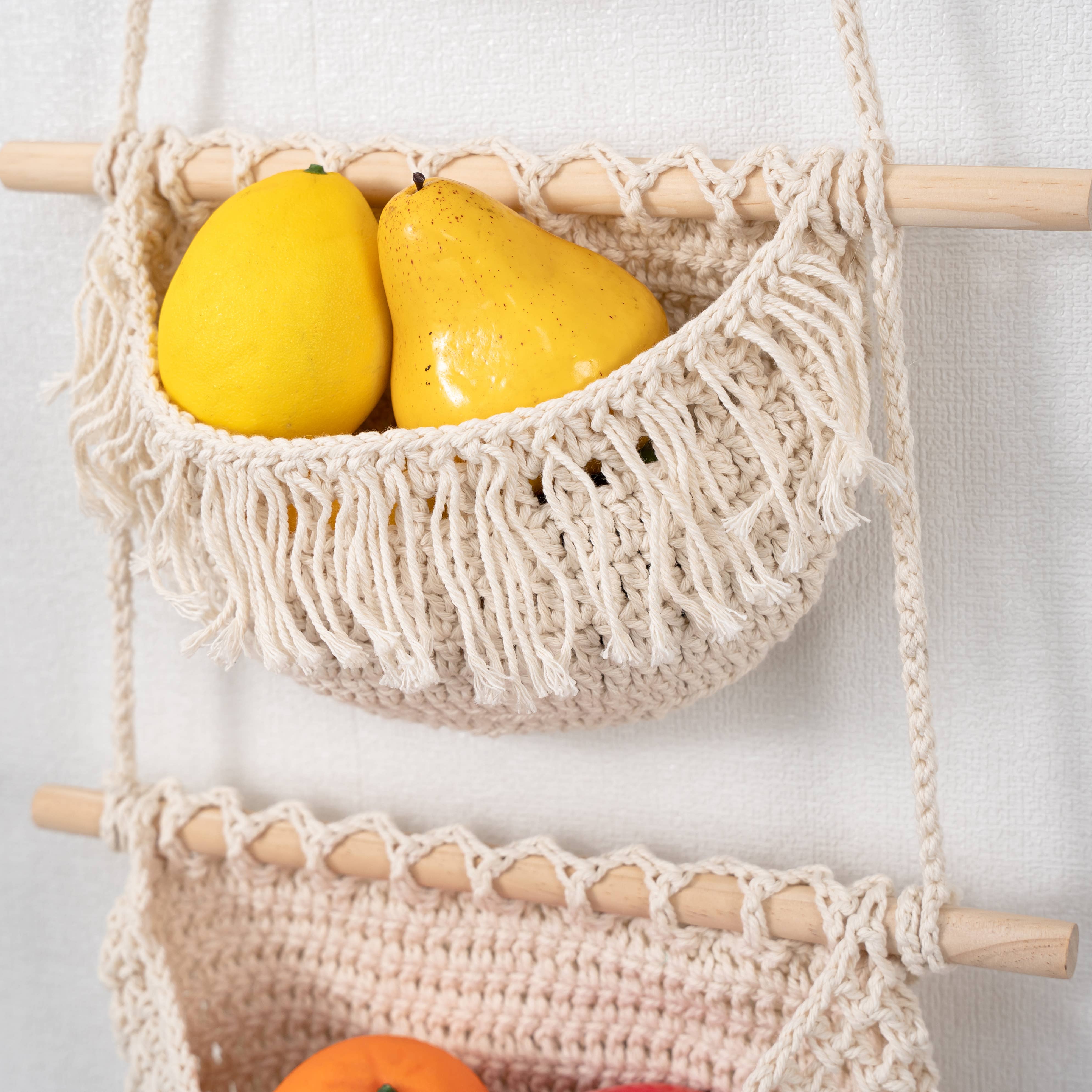Sparkle Being - Wholesale Kitchen Storage/Organizer - Fruits, Vegetable, Storage Organize Bag Macrame Wall Hanging5