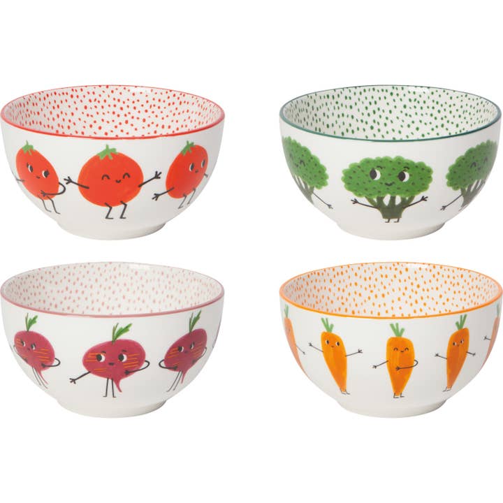 Danica Jubilee - Wholesale Bowl - Funny Food Bowls Set of 4 Assorted