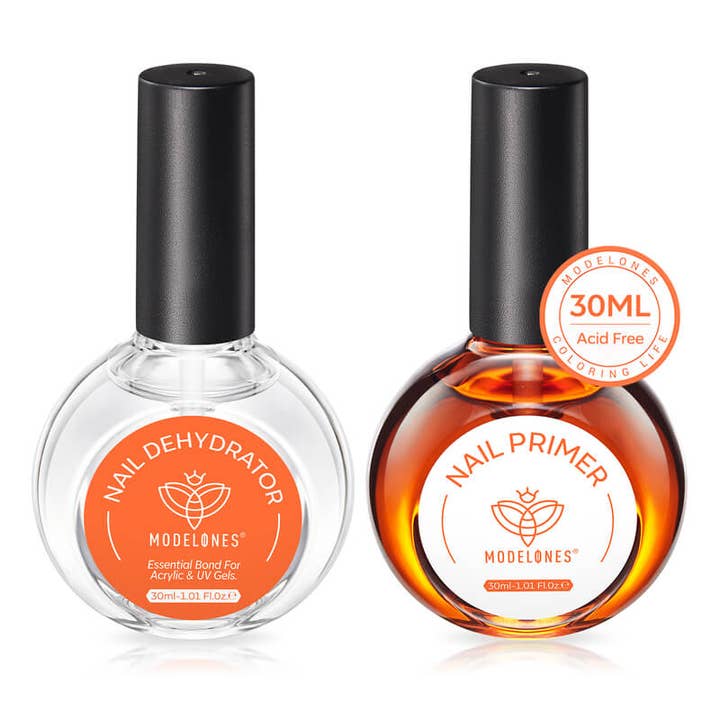 Hema-Free Upgarded Nail Primer & Prep Dehydrator Set 30ml for wholesale by Modelones