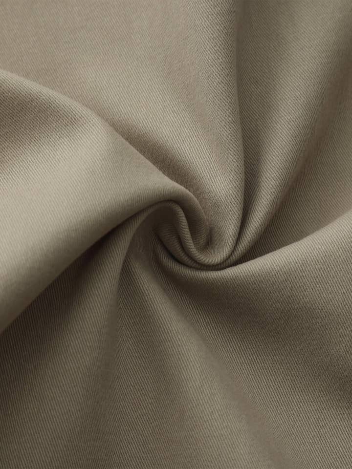 DarkSeaGreen 100% Cotton Oversized Mid-Length Raglan Sleeve Trench Coat for wholesale on Faire3