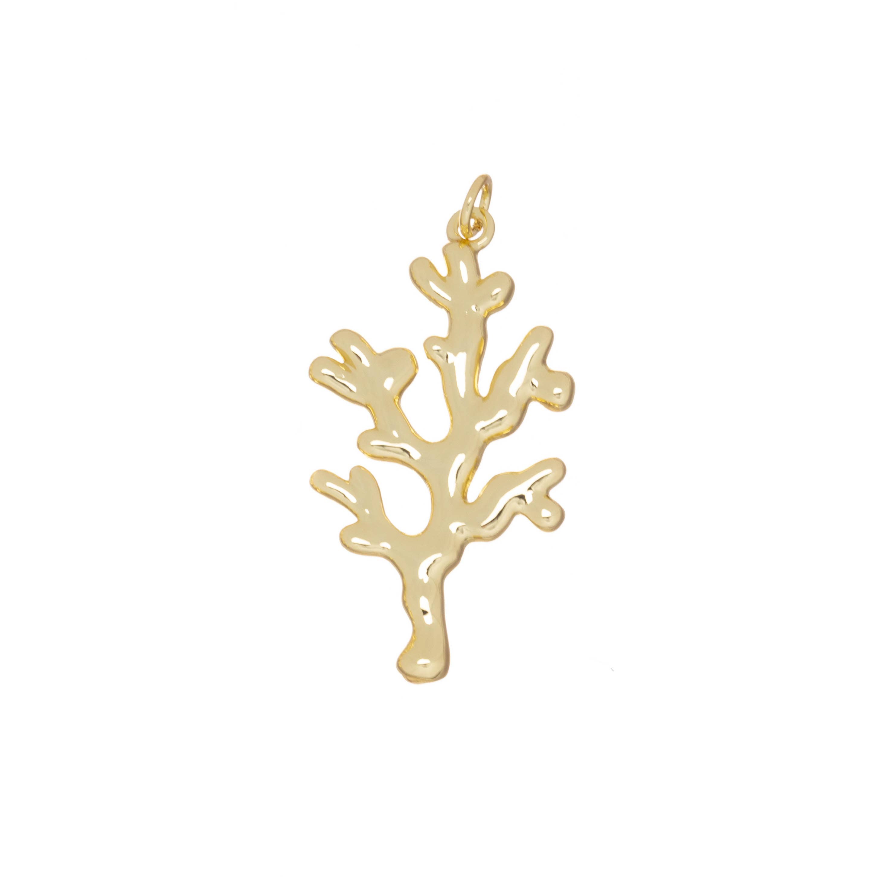 Jewel Pledge - Wholesale Individual Charm/Pendant - Ocean Coral Branch Charm for Necklace and Earrings CPG27480