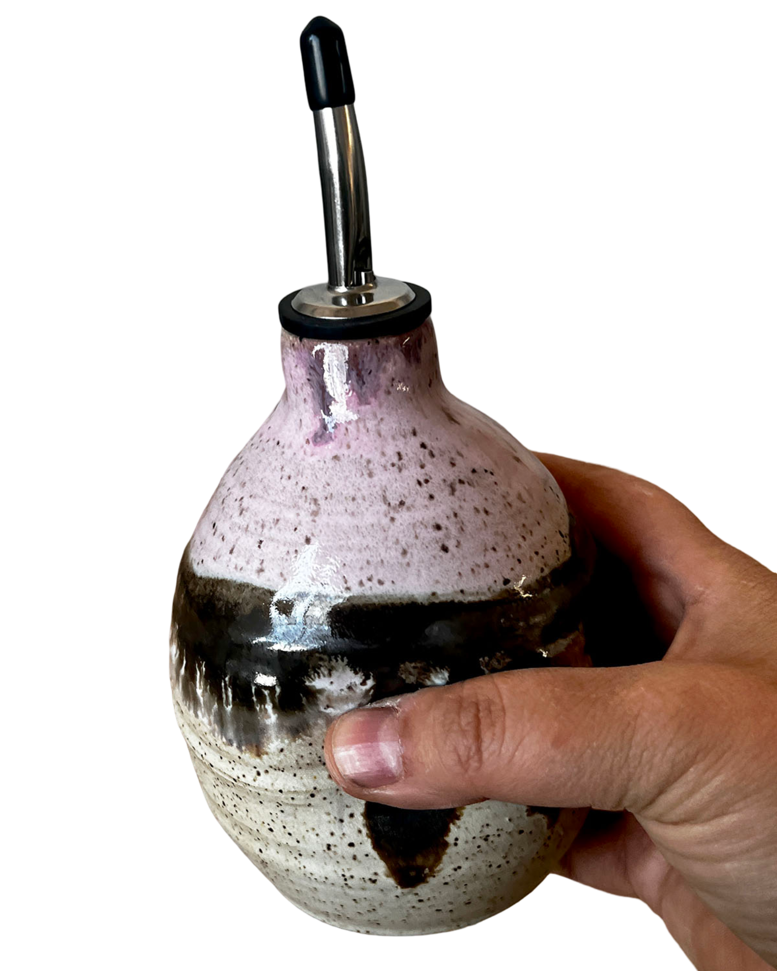 Gina DeSantis Ceramics - Wholesale Oil/Vinegar Dispenser - Borealis Vinegar Cruets8